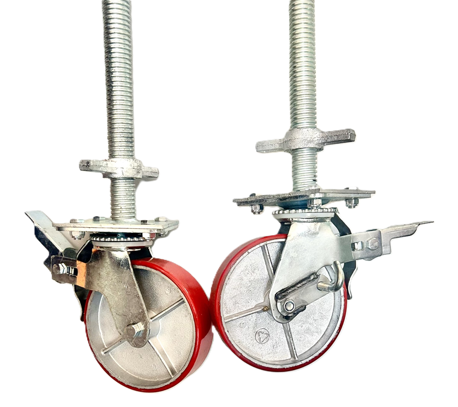 Scaffolding castor wheel with Base Jack