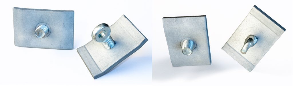 Scaffolding M20 eye bolt and plate
